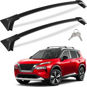 Kg2-a60 Kinggeri Lockable 260lbs Roof Rack Compatible With Rogue 2021-2026 Black