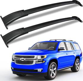 Kgr-1201 Kinggeri 220lbs Roof Rack Cross Bars Compatible With Chevrolet Suburban Black