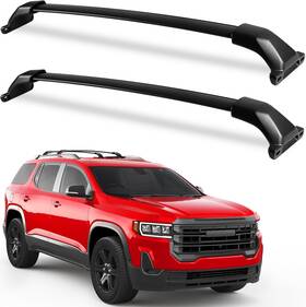 Kgr-1902 Kinggeri Heavy Duty 220lbs Cross Bars Roof Compatible With Gmc Acadia 2017-2023 Black