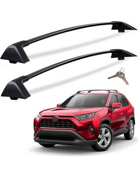 Kgr-903 Kinggeri Lockable 260lbs Roof Racks Cross Bars Fit For Toyota Rav4 2019-2025