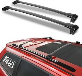 Kp00173cb Kitspro 260lb Roof Rack Cross Bars For 2011-2021 Jeep Grand Cherokee