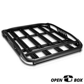 Ko97190s Ko Speed Open Box 50x38 Inch Aluminum Roof Rack Cross Bar Luggage Cargo Carrier Basket Black