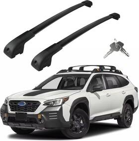 Krb0008 Koarigo Roof Rack Cross Bars For 22-26 Subaru Outback Wilderness Adjustable Aluminum