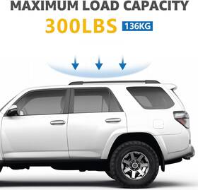 Krb0042 Koarigo Roof Rack Cross Bars For Toyota 4runner 2010-2024 Aluminum 300 Lbs Lockable