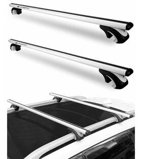 Tsp053 Komsepor Mpn 55 Inch Universal Roof Rack Cross Bars Raised Rails Aluminum Adjustable