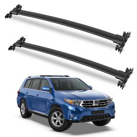 K102hn011kkj2-1 Kuiperauto Rack Cross Bars Aluminum Compatible For 2008-2013 Toyota Highlander Factory