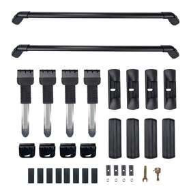 Kyx 188051546242 Aluminum Car Top Roof Rack Cross Bar Universal 43.3 Inch Luggage Carrier New