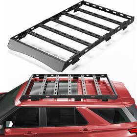 Rr-f165 Lamdemotor Steel Roof Rack Hardtop Cargo Basket Carrier For Ford Explorer 2020-2025