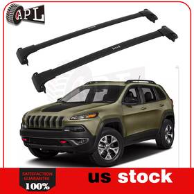 Le11766201le Leader Cross Bar For 2015-2020 Jeep Cherokee Aluminum Luggage Cargo Carrier Roof Rack