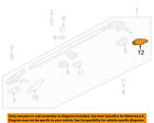 75288sx0j01 Left Rail Carrier-rail Assembly Luggage Rack Roof Cover Honda Oem