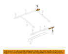 5018687aa Left Rack Luggage Chrysler Support Oem Roof Rail Carrier-front