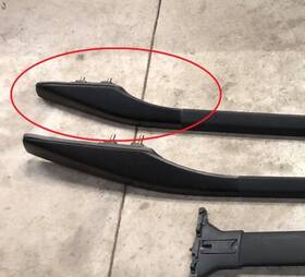 Lexus 22085 2006 07 08 Rx400h Rear Rl 1 Only Left Driver Roof Rack Leg Cover Oem