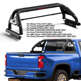 Bt-2022600-2022602 Longsun Adjustable Truck Bed Chase Rack Roll Bar For F150 And Silverado Sierra Ram 1500
