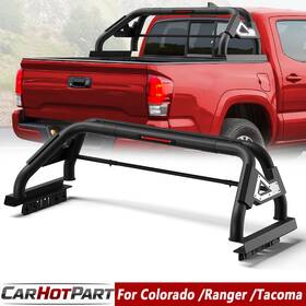 Bt-2022603 Longsun Sport Bar Truck Bed Rack Chase Roll For Ford Ranger &gmc Canyon &tacoma Sr5