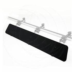 Lt Sport 769553144325 Roof Top Rack Noise Reducer Wind Fairing With Cross Bars Mount Rooftop