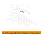 15141689 Luggage Left Cadillac Cover Rail Rack Carrier-rear Roof Oem Gm Srx