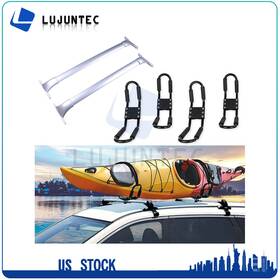 Lht838135hr Lujuntec 2 X Cross Bar 4 Kayak Canoe Rack J Travel Kit For 2014-2019 Nissan Rogue