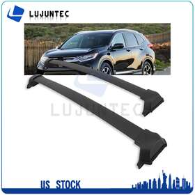 Lj161694101t Lujuntec For 2017-2022 Honda Crv Rail Roof Rack Cargo Carrier Cross Bars Luggage Bag