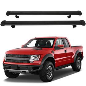 12328264 Luxfine Roof Rack Cross Bar Luggage Cargo Carrier For 2015-2023 Ford F-150 2.7l 3.3l