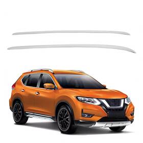 12328268 Luxfine Roof Rack Side Rails Luggage Carrier Silver For 2022-2023 Nissan X-trail 2.5l