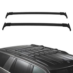 12760656 Luxfine Roof Rack Cross Bar Cargo Luggage Carrier For 2018-2019 Lincoln Navigator 3.5l