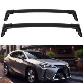 Pt27848162 Luxfine 12760750 Roof Rack Cross Bar Aluminum Carrier For 2016-20 Lexus Rx350 3.5l