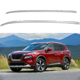 12774786 Luxfine Roof Rack Side Rail Set Silver Fit For 2022-2023 Nissan X-trail 1.5l 2.0l 2.5l