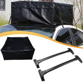 12779448 Luxfine Roof Rack Cross Bar Bag Fit For 2009-2017 Chevrolet Traverse 3.6l