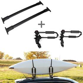12796112 Luxfine Roof Rack Cross Bar Boat Kayak Carrier For 2013-2018 Ford Escape 2.0l