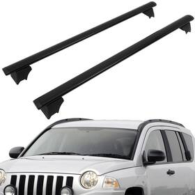 12814392 Luxfine Roof Rack Cross Bar Luggage Carrier Fit For 2008-2010 Jeep Compass 2.0l 2.4l