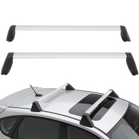 12816617 Luxfine A Pair Roof Rack Cross Bar Luggage Carrier For 2017-2023 Subaru Impreza 2.0l