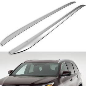 12823950 Luxfine Roof Rack Side Rail Cargo Carrier Fit For 2014-2018 Toyota Highlander 2.7l 3.5l 12823950 Luxfine Roof Rack Side Rail Cargo Carrier Fit For 2014-2018 Toyota Highlander 2.7l 3.5l