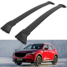 12823953 Luxfine Black Roof Rack Cross Bar Luggage Cargo Carrier For 2016-2019 Mazda Cx-3 2.0l