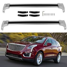 12823957 Luxfine Roof Rack Cross Bar Luggage Cargo Carrier For 2017-2022 Cadillac Xt5 2.0l 3.6l