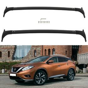 12823961 Luxfine Roof Rack Cross Bar Luggage Carrier Aluminum For 2009-2014 Nissan Murano 3.5l