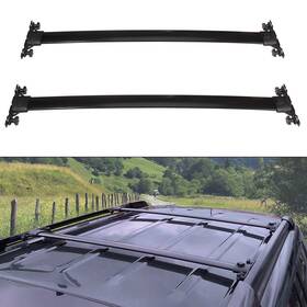 12829400 Luxfine Roof Rack Cross Bar Luggage Carrier For 2008-2013 Toyota Highlander 2.7l 3.5l