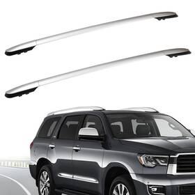12832551 Luxfine Silver Roof Side Rail For 2013-2018 Toyota Rav4 2.5l Rack Luggage Carrier