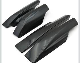 12832824 Luxfine 4pcs Roof Rack Cover Rail End Shell Cap Fit For 2006-2012 Toyota Rav4 2.5l 3.5l
