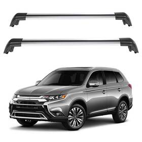 12847171 Luxfine Roof Rack Cross Bar Luggage Carrier For 2013-2022 Mitsubishi Outlander 2.5l 3.0l
