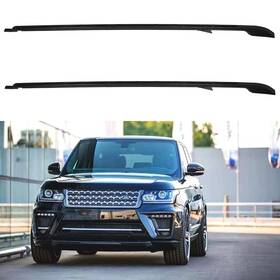 12850780 Luxfine Roof Rack Side Rail Luggage Carrier For 2005-2016 Land Rover Lr4 Lr3 3.0l 5.0l