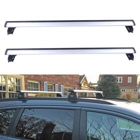 12850785 Luxfine Roof Rack Cross Bar Luggage Cargo Carrier For 2007-2016 Audi Q5 Q7 2.0l 3.0l