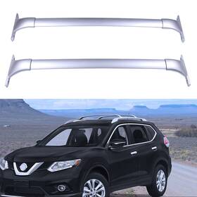 12850790 Luxfine 2pcs Roof Rack Cross Bar Luggage Cargo Carrier For 2014-2019 Nissan Rogue 2.5l