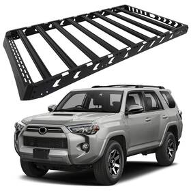 12867610 Luxfine Full Size Roof Rack Carrier Basket Black Fit For 2010-2024 Toyota 4runner 4.0l