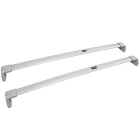 12871094 Luxfine Silver Roof Rack Cross Bar Luggage Cargo Carrier For 2016-2019 Audi Q7 2.0l 3.0l