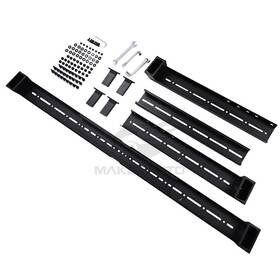 Sdrs-229 Makerauto For Tesla Cybertruck 2024 2025 Heavy Steel Rear Roof Cargo Rail Racks Cross Bars