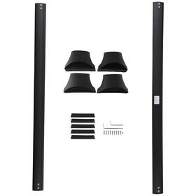 7bzznp Maxpeedingrods Black Aluminum Roof Cross Bars For Honda Pilot 2016-2022 Luggage Rack System