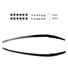 7ye49p Maxpeedingrods Roof Side Rail For 2017-2024 Mazda Cx-5 Aluminum Black Rack Set Cross Bar