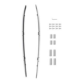 Fky2ha Maxpeedingrods 2pcs Roof Rack Side Rails For 2017-2022 Honda Crv Cr-v Luggage Carrier Silver