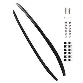 K6brjg Maxpeedingrods Roof Rack Side Rail Cargo Carrier Aluminium 2pcs 165lbs For Mazda Cx-5 Cx5 17-24