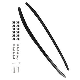 Lc29dr Maxpeedingrods Black Aluminum Side Rails Set For Mazda Cx-5 Cx5 2017-2024 Roof Rack System